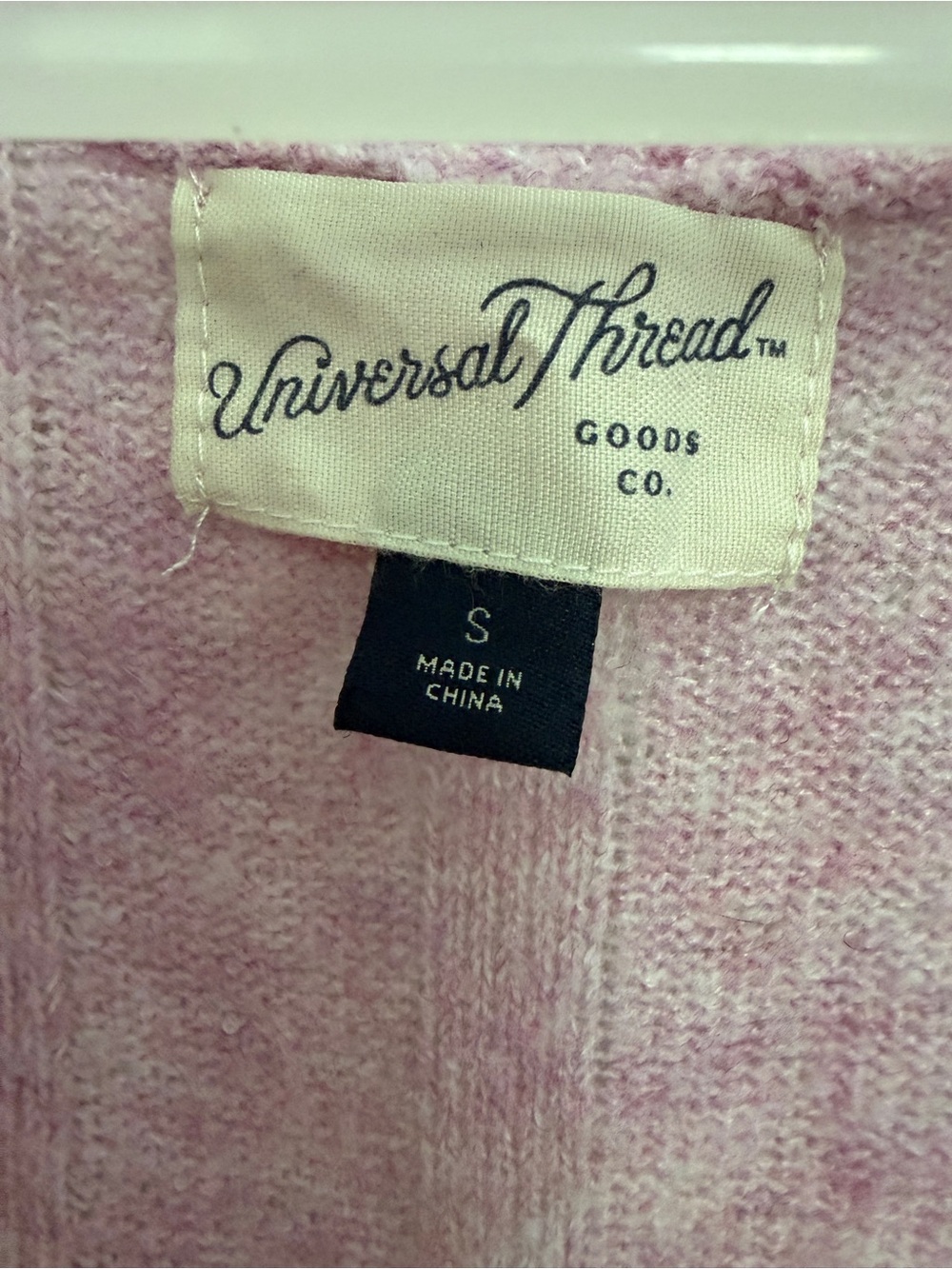 Universal Thread Pink V-Neck Button Cardigan - Picture 2 of 3